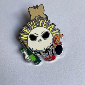 Disney Jack Skellington New Year 2008 Pin - Nightmare Before Christmas
